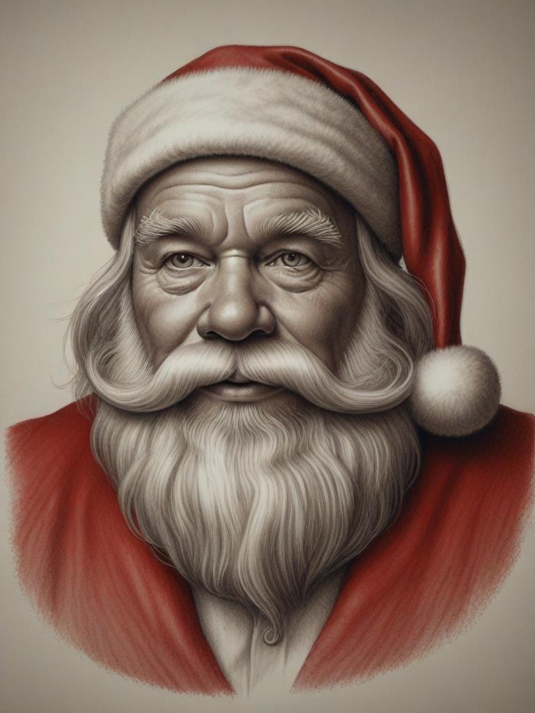 Santa Claus Sketch photo